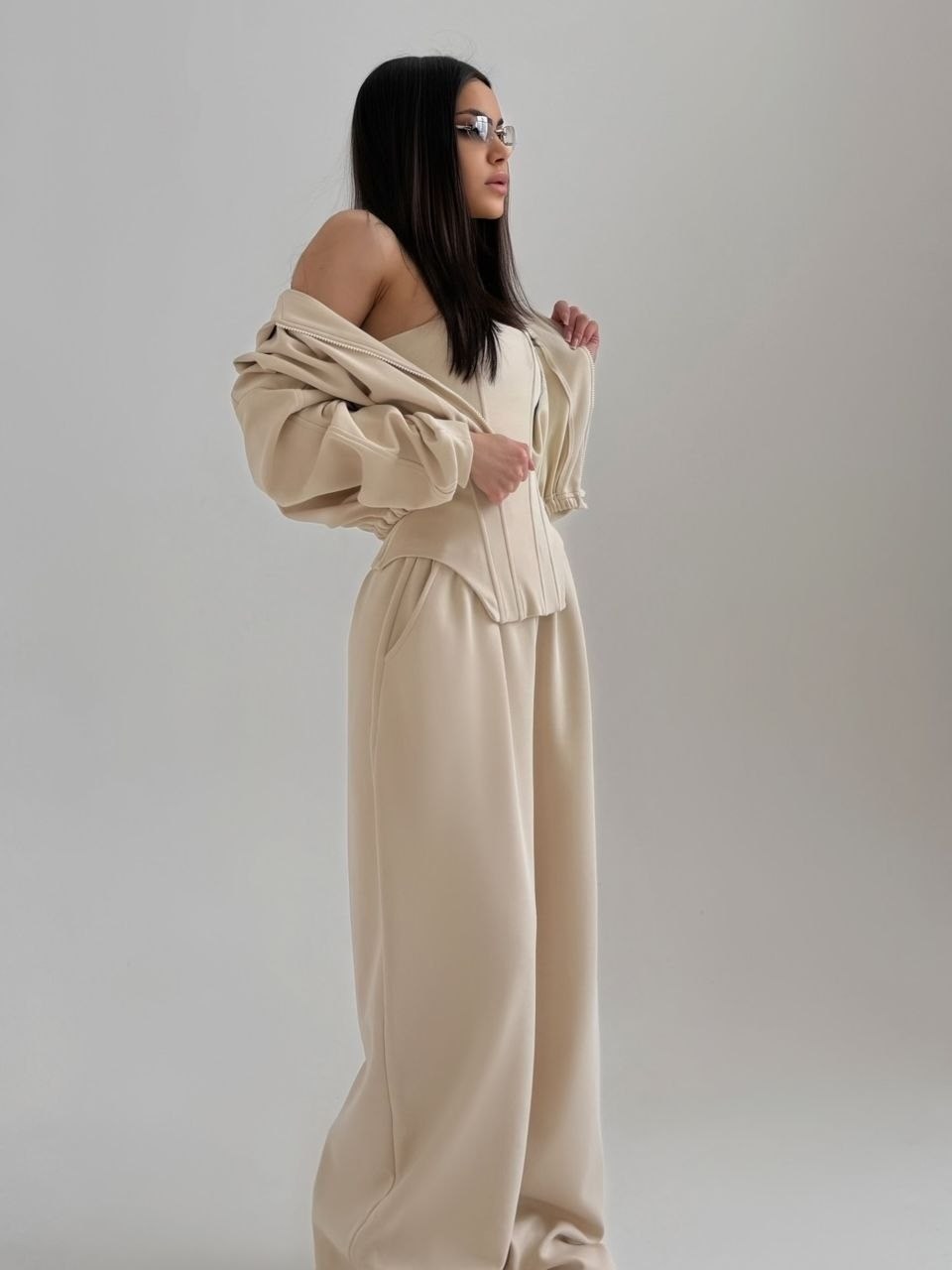 костюм,брюки с корсетом,женский костюм,