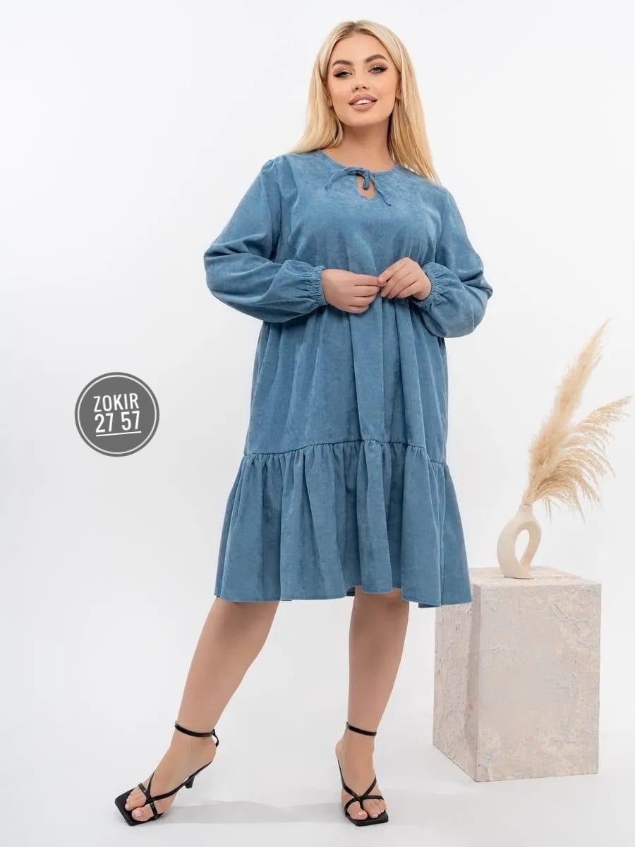 женские платья больших размеров,платье женской,платья вельвет,женское платье миди,платье свободного кроя