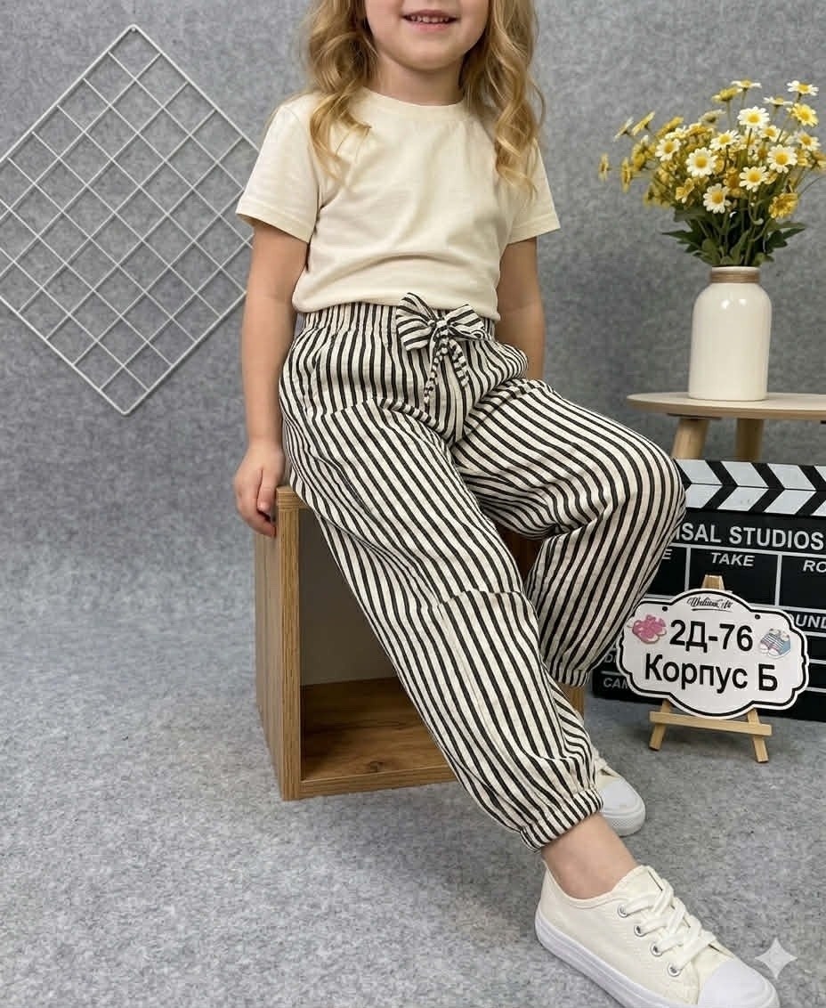 брюки для девочек,повседневные брюки,брюки в полоску,брюки для малыша,брюки детские