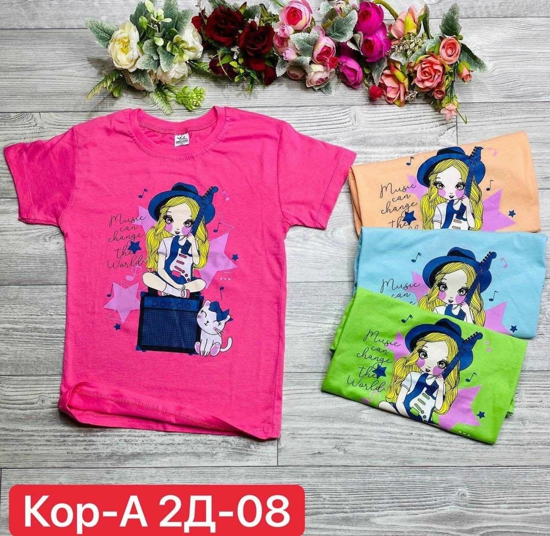 детская футболка,футболки для девочек,футболки детские,майка для девочек,комплект футболка
