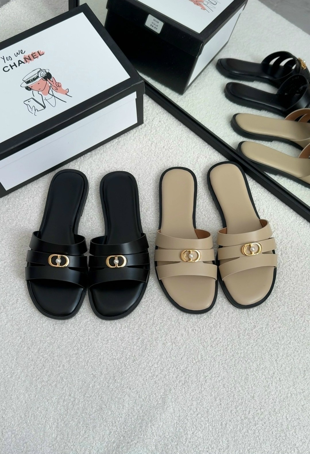 шлепанцы шанель,шлепки кристиан диор женские,шлепанцы шанель черные,,женские шлепанцы