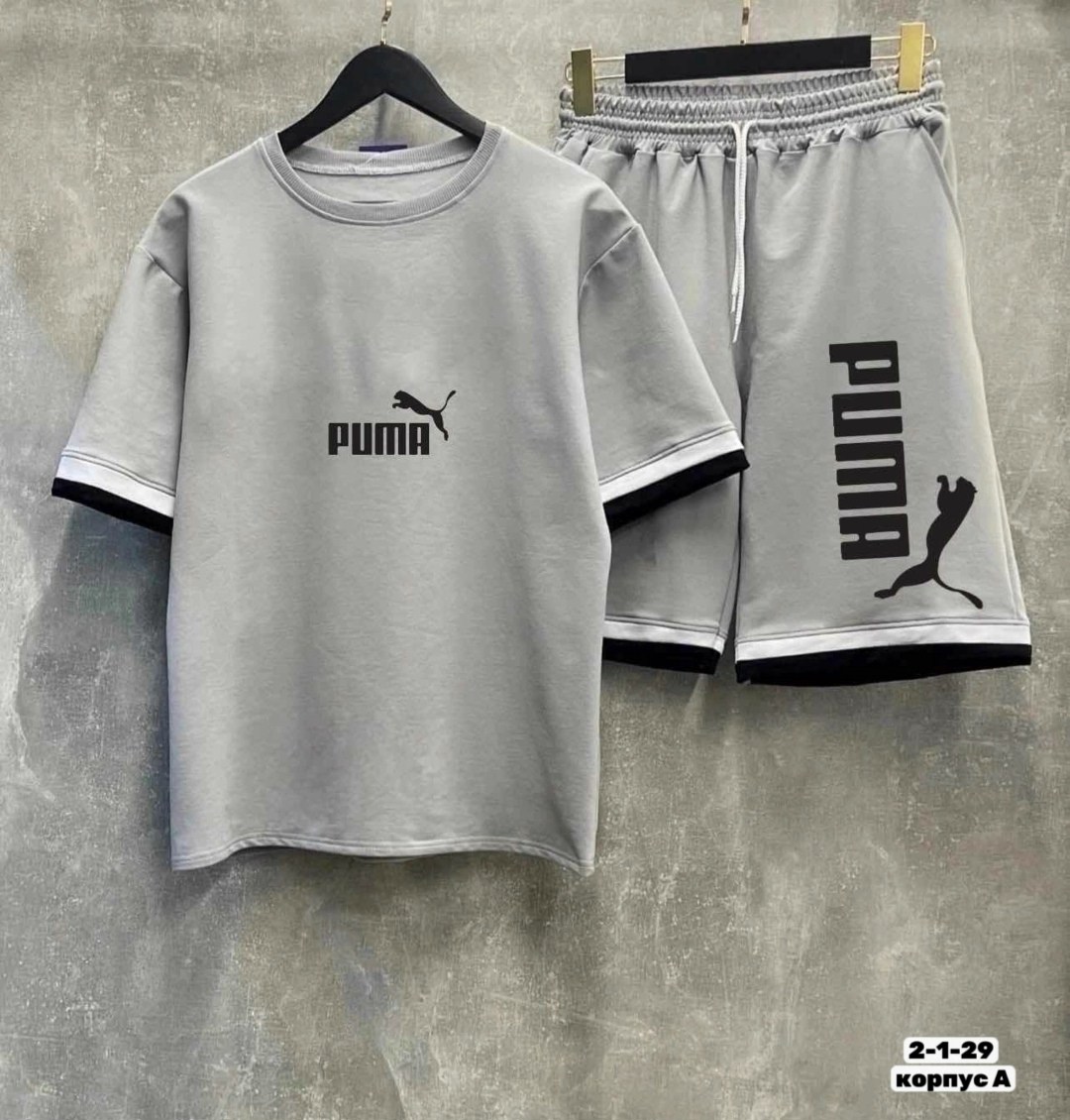 костюм спортивный мужской с шортами и футболкой,костюм спортивный мужской,костюм спортивный летний с футболкой и шортами,летний костюм спортивный мужской,костюм мужской puma
