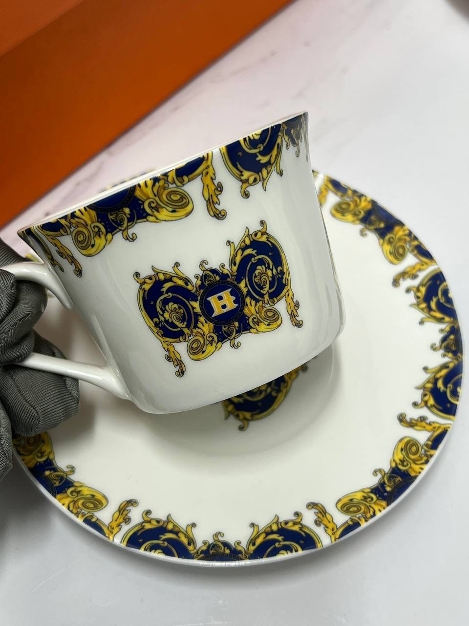 посуда hermes,чайная пара эрмес,чайный набор hermes,чашка кофейная hermes 200 мл,чайные наборы