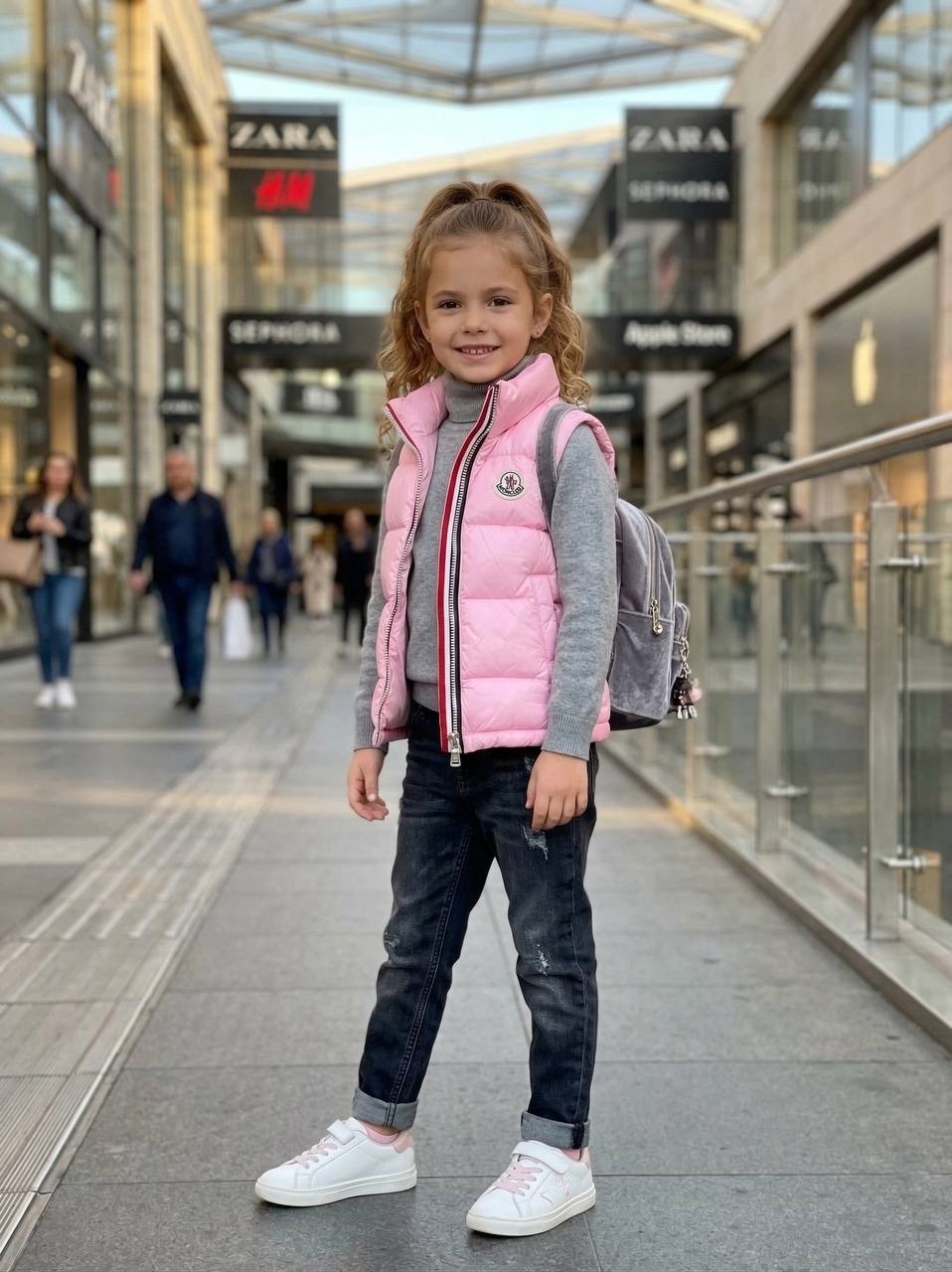 детский жилет,жилет для девочек,жилетка детская,жилет розовый,ребенок