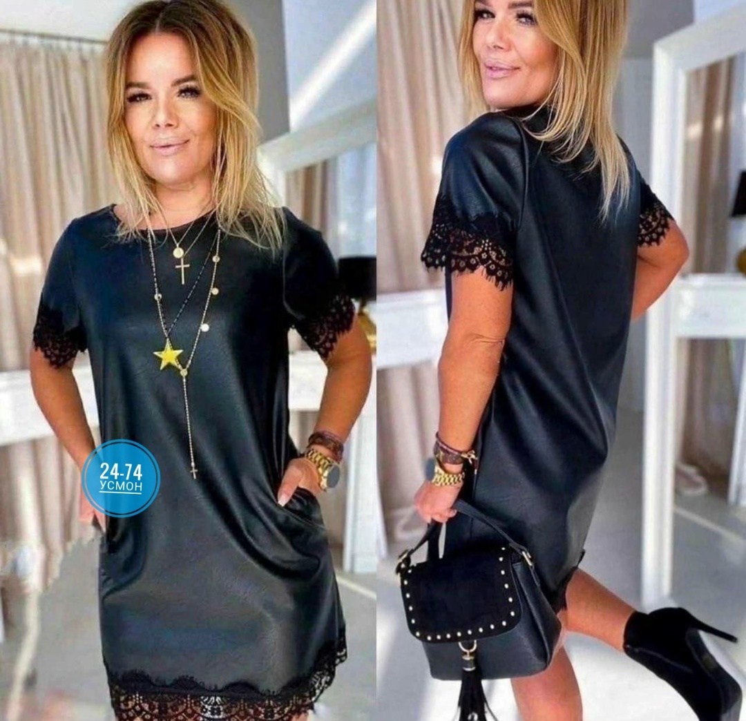 платье женское,платье из экокожи для полных женщин,платье женское туника,платье женское черное,платье эко кожа