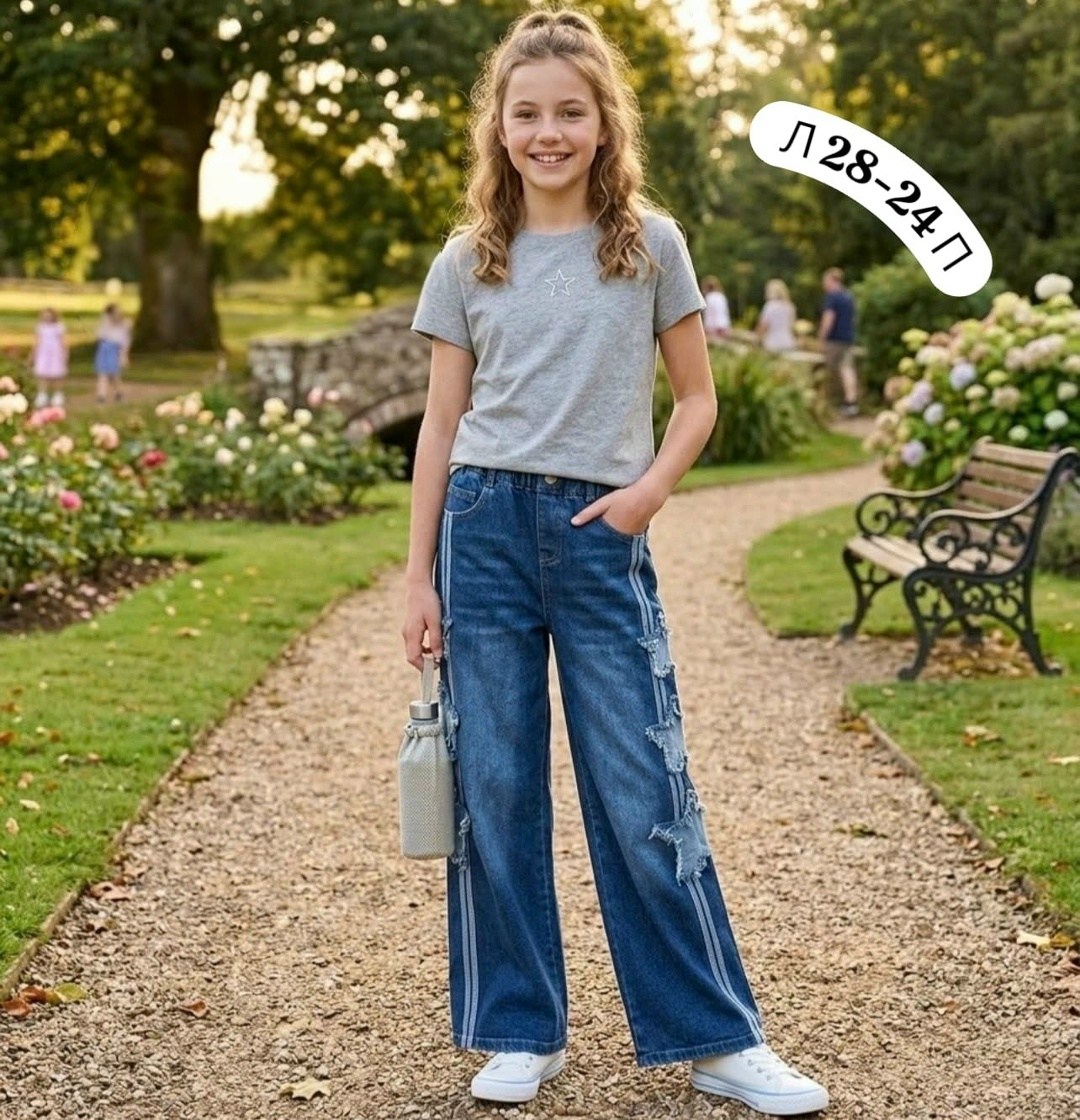 широкие джинсы для девочек,джинсы детские,джинсы для девочек,джинсы для детей,брюки джинсы