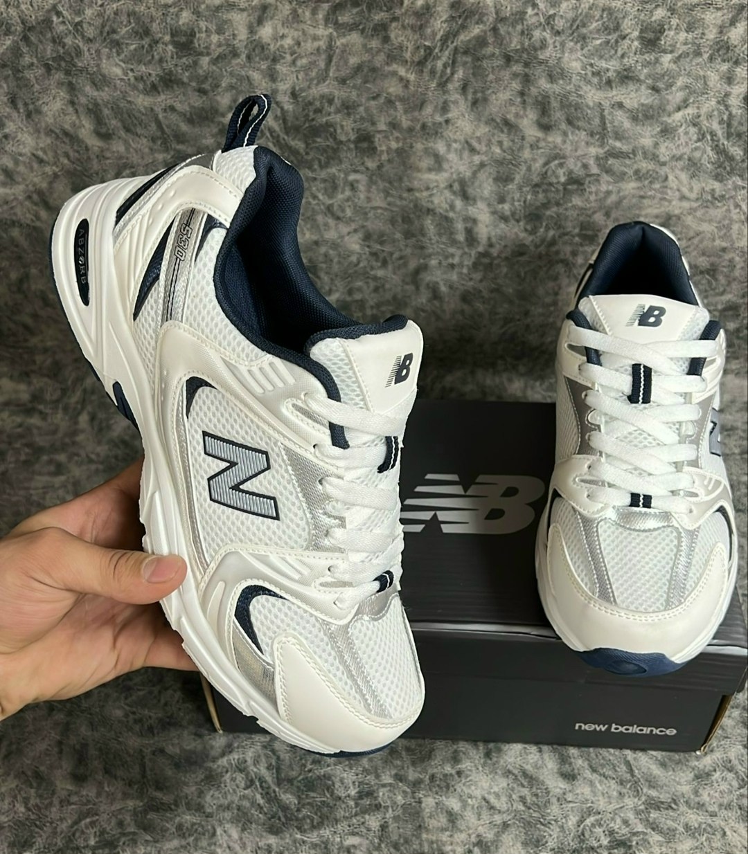 кроссовки new balance 530,кроссовки new balance,new balance 530 white silver navy,кроссовки new balance мужские,кроссовки мужские new balance 530