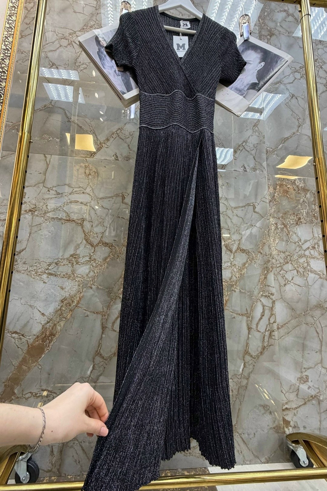 платье трикотажное,платье с люрексом,платье плиссе с люрексом,платье,трикотажное платье с люрексом