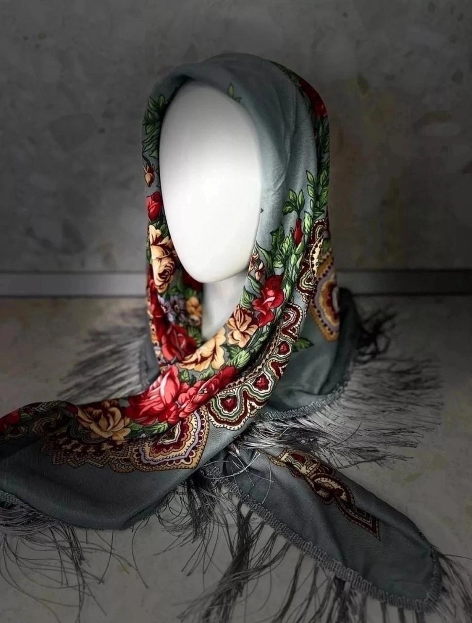 русский народный платок,платки женские,русско народные платки,шарф платок,теплые платки