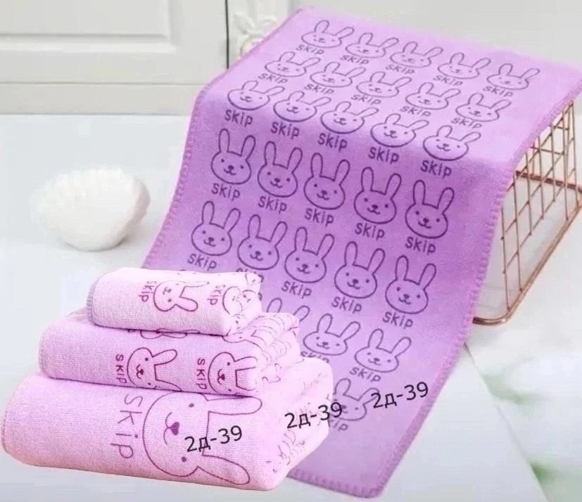 комплект из трех полотенец,набор полотенец,микрофибра полотенце,набор из 3 полотенец,полотенца из микрофибры