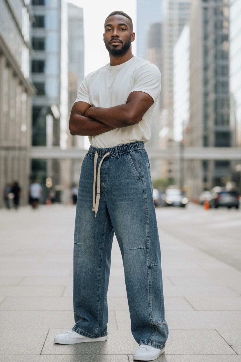 джинсы мужские,широкие джинсы,мужские широкие джинсы,одежда джинсы,джинсы оверсайз мужские
