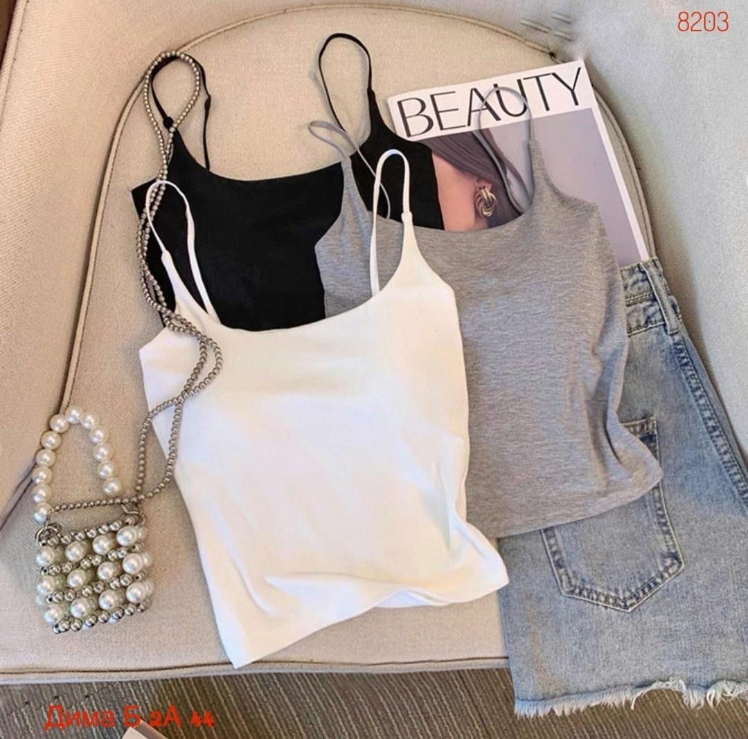 майка женская,топ женский летний с чашками,топ женский,топ женский на бретельках,топ майка