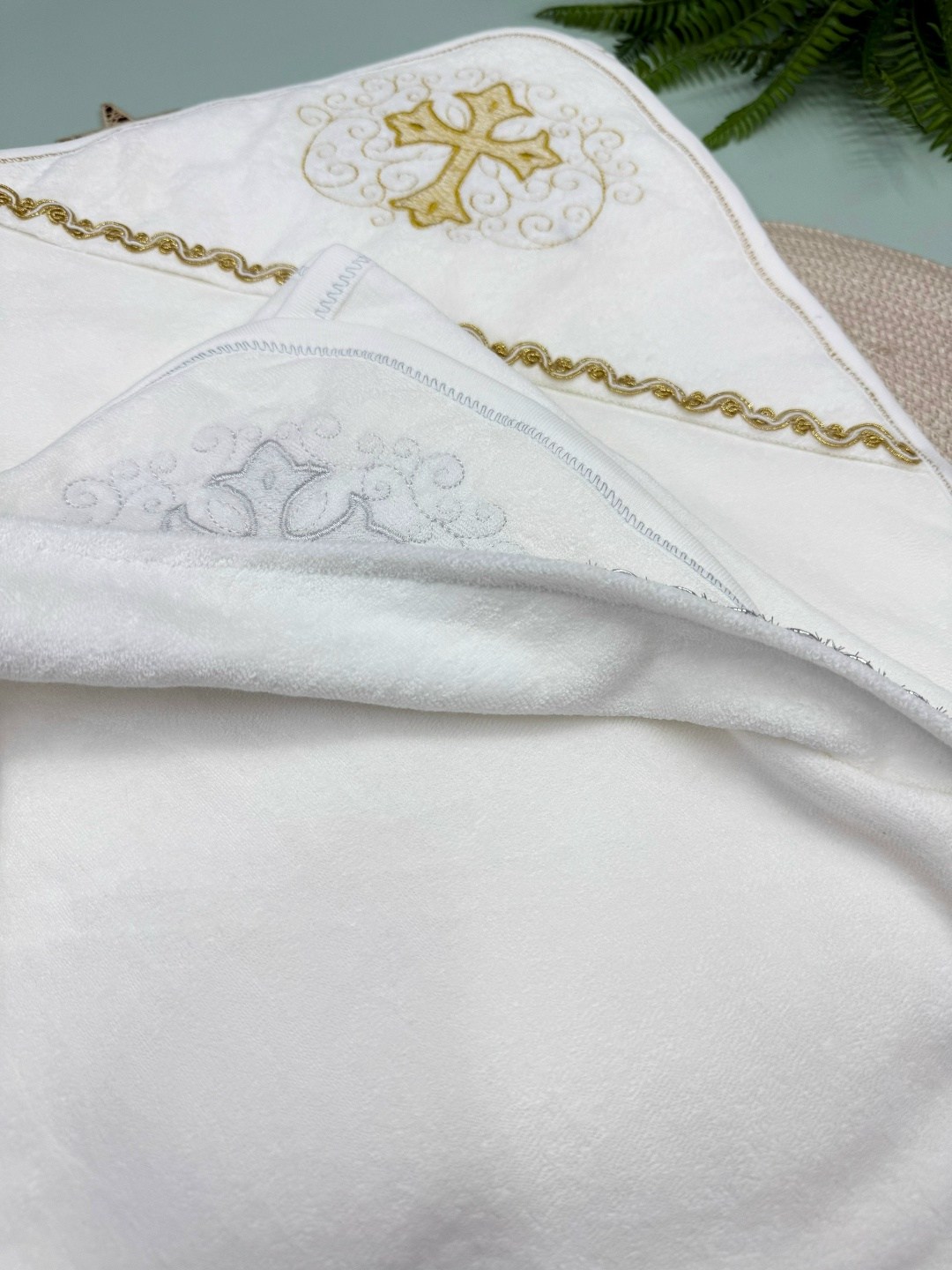 пеленка крестильная,крестильное полотенце с уголком,крестильное полотенце,полотенце для крещения,крестильное полотенце махровое