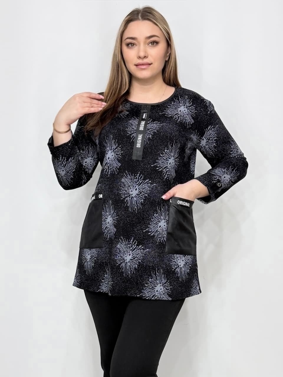 туника большие размеров,туника женская,блуза удлиненная,туника нарядная,стильная кофта
