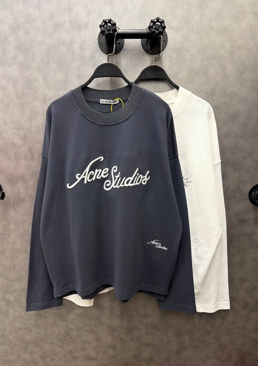 acne studios лонгслив,свитшот с логотипом,свитшот мужская,свитшот мужской повседневный,мужские свитшоты