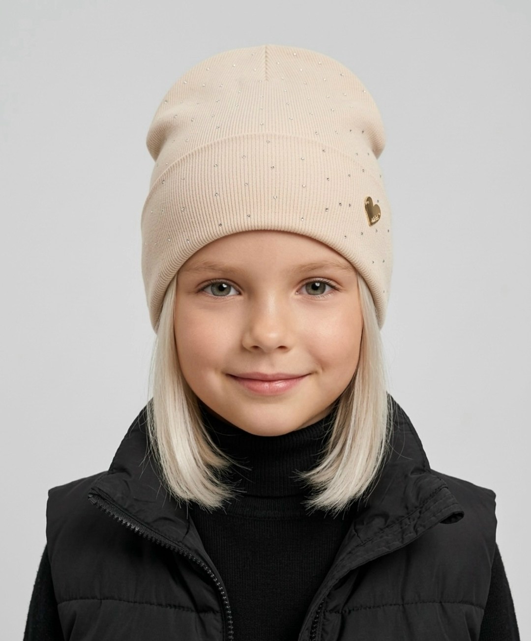 шапка бини,шапка демисезонная для девочек,шапка для девочек,демисезонная шапка,шапка трикотажная для девочки