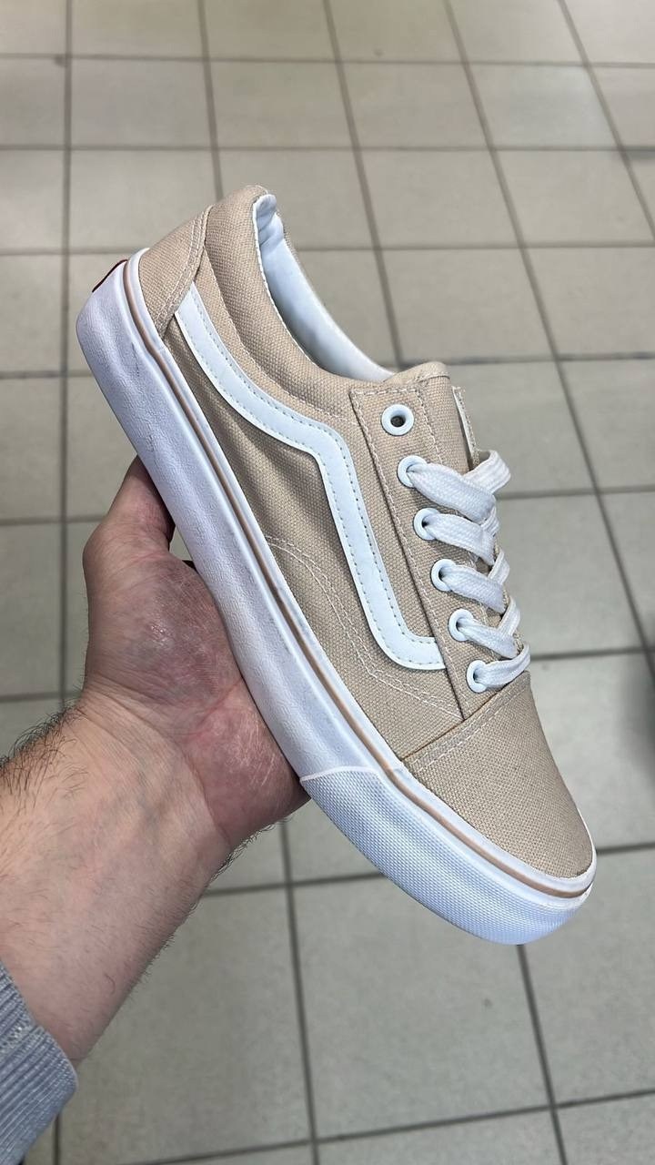 ,кеды ванс бежевые,кеды vans old skool,vans old skool,вансы бежевые