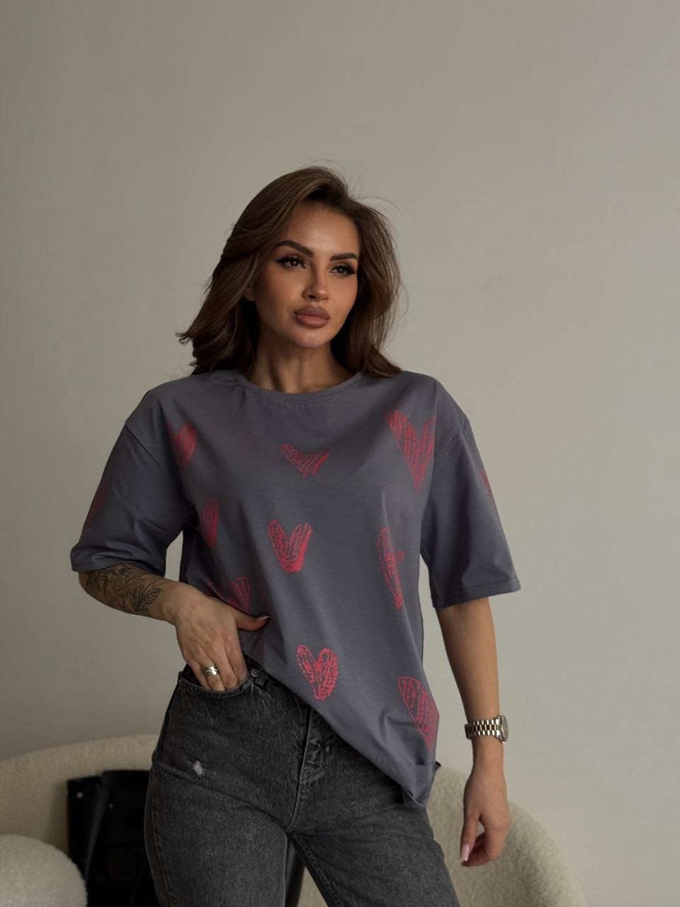 футболка оверсайз с принтом сердце,женская футболка оверсайз,футболка оверсайз с сердцем,женская футболка оверсайз с принтом,футболки оверсайз с принтами