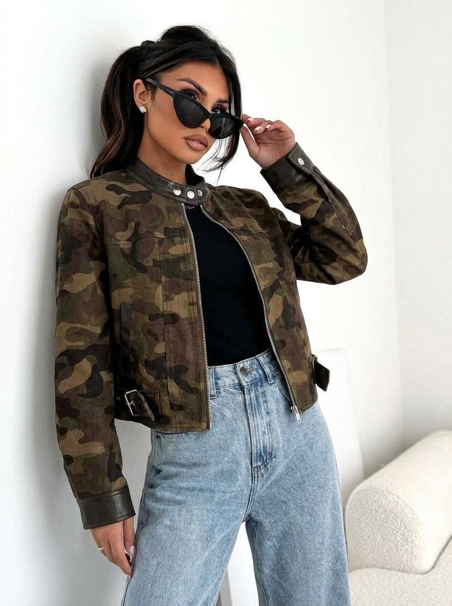 куртка бомбер,куртка в стиле милитари,куртка короткая,куртка модная,камуфляжная куртка