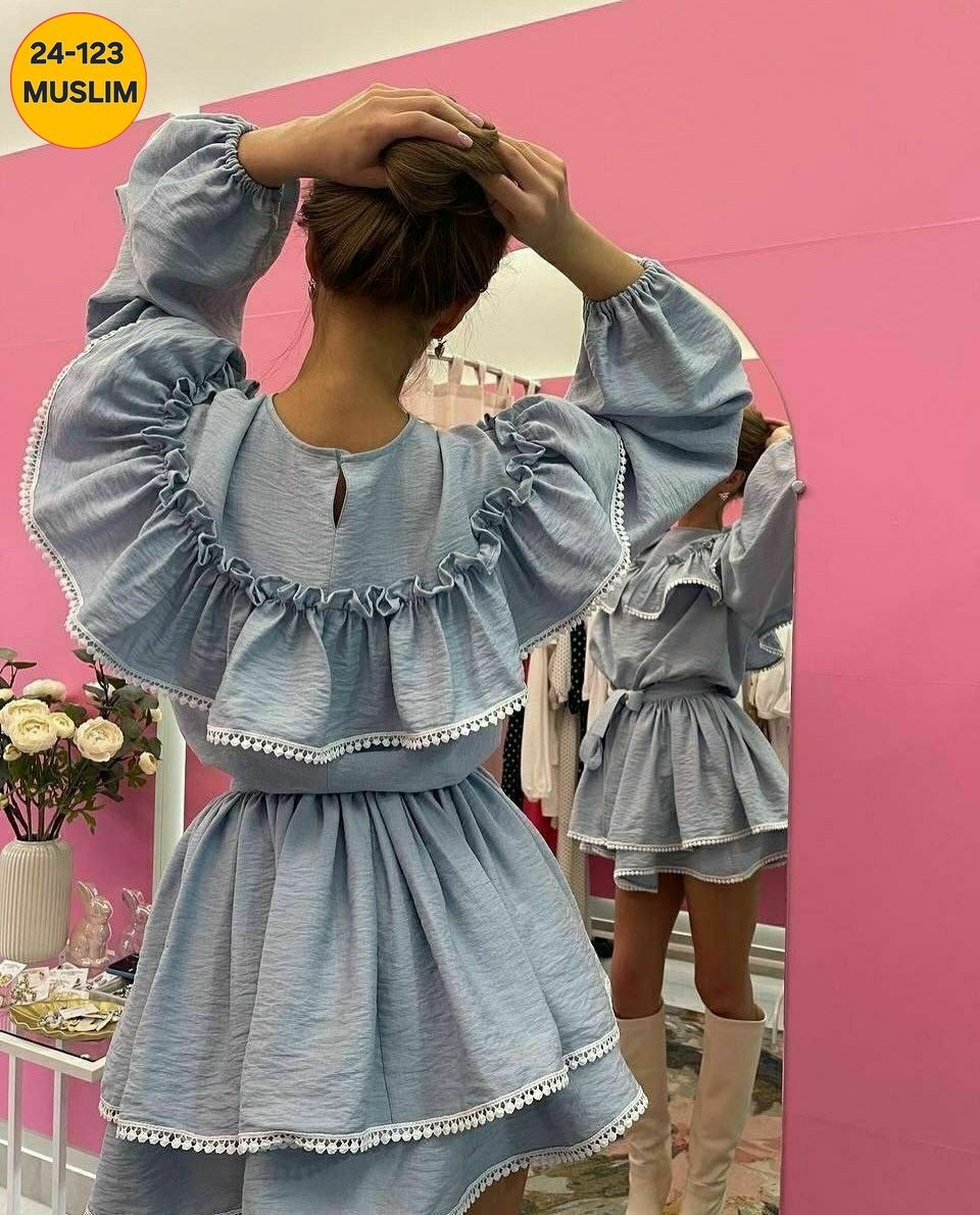 платье с оборками,женское платье,платье с рюшами,платье сарафан,платье туника