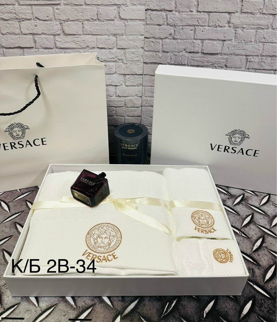versace versace,versace versace crystal noir,versace crystal noir,versace crystal noir туалетная вода,набор полотенец versace