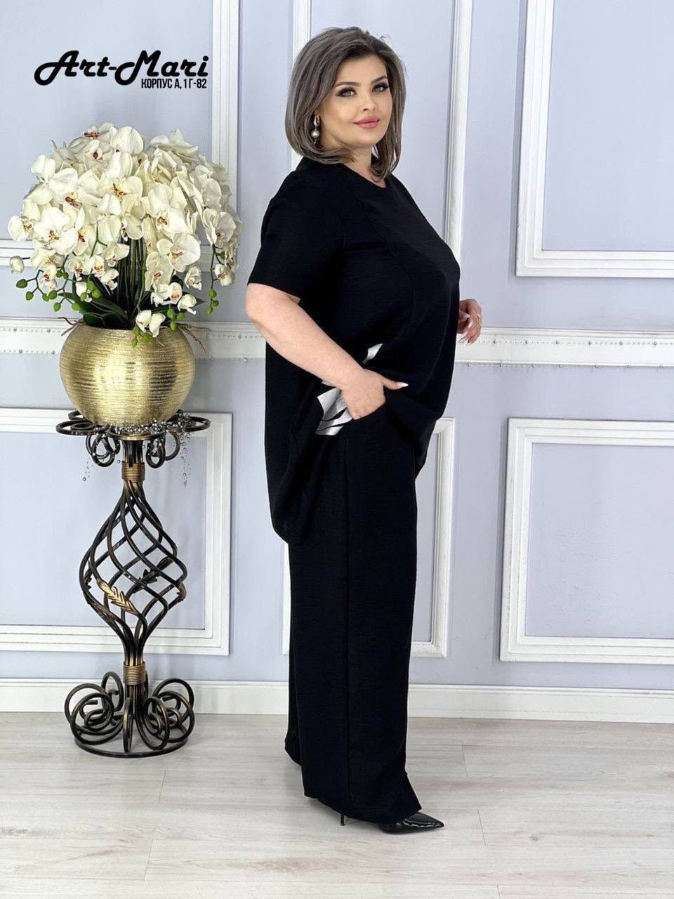 женский костюм больших размеров,костюм больших размеров брючный,костюм двойка "лазиза со вставкой лео",костюм женский большие размеры, больших размеров