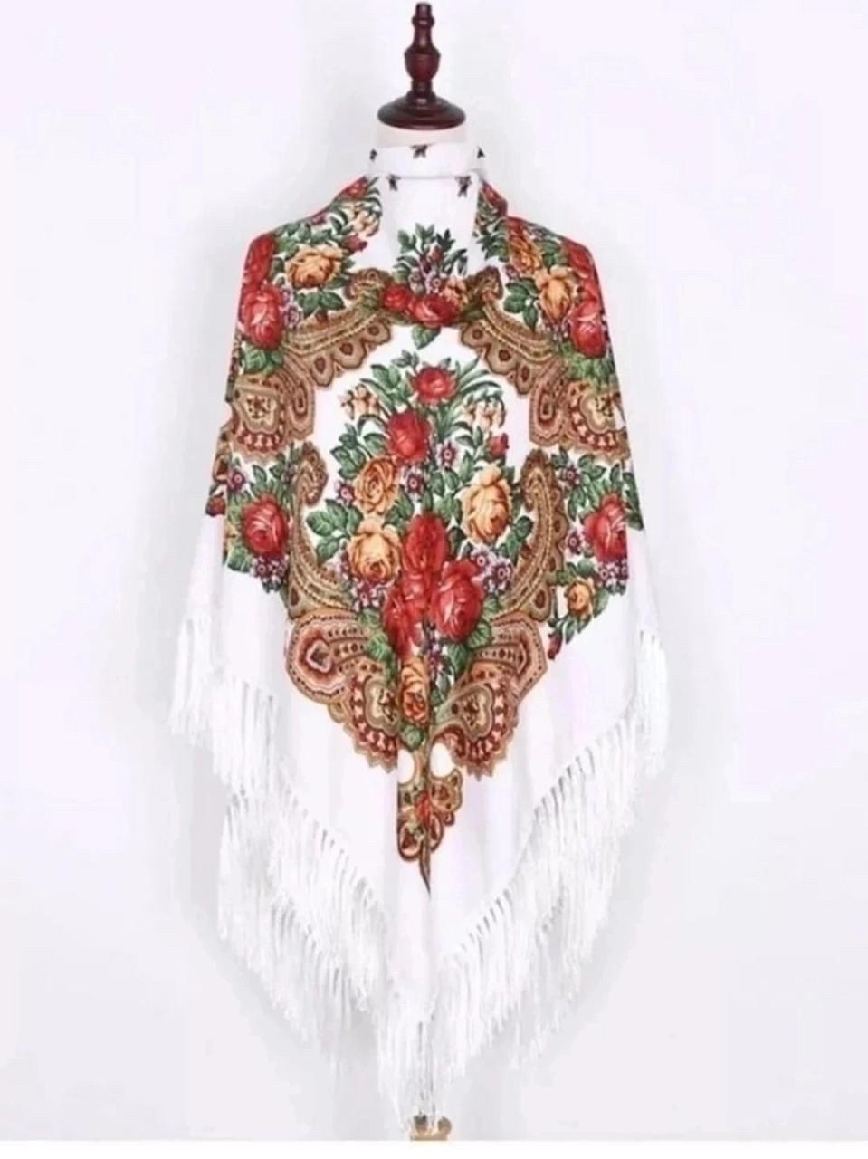 русский народный платок,платки женские,русско народные платки,шарф платок,теплые платки