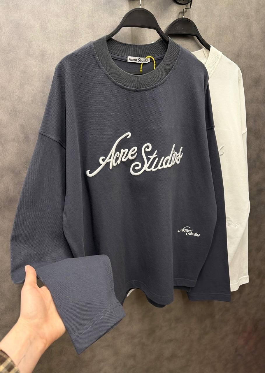 acne studios лонгслив,свитшот с логотипом,свитшот мужская,свитшот мужской повседневный,мужские свитшоты