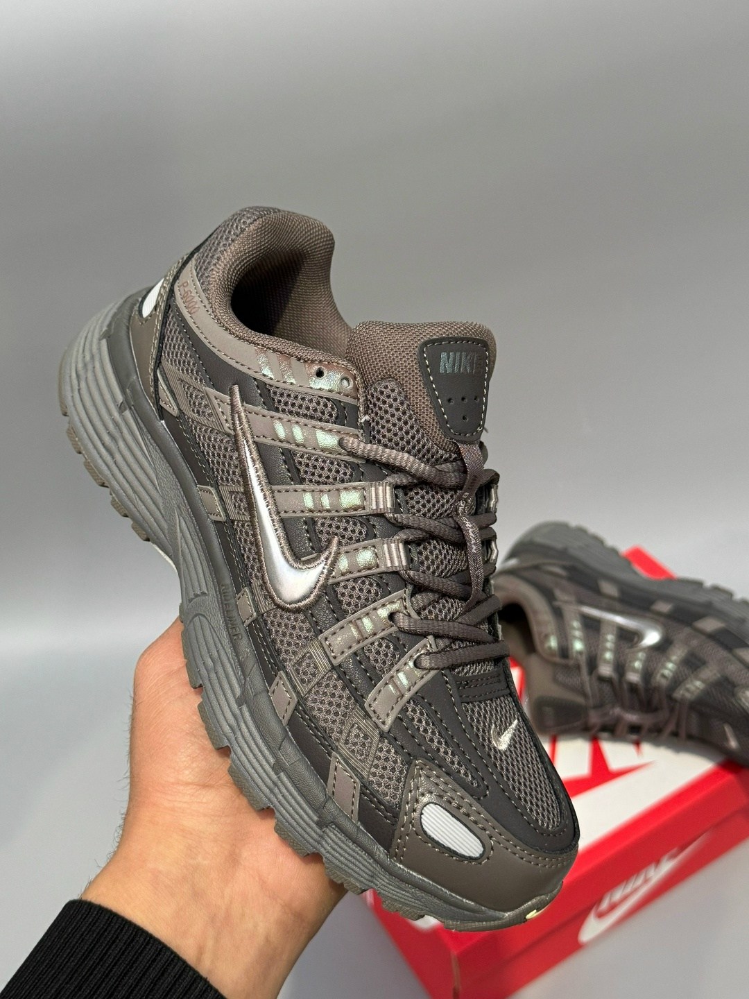 кроссовки nike p 6000,кроссовки nike,кроссовки мужской nike,кроссовки nike p-6000 cave stone metallic silver коричневый,nike p 6000