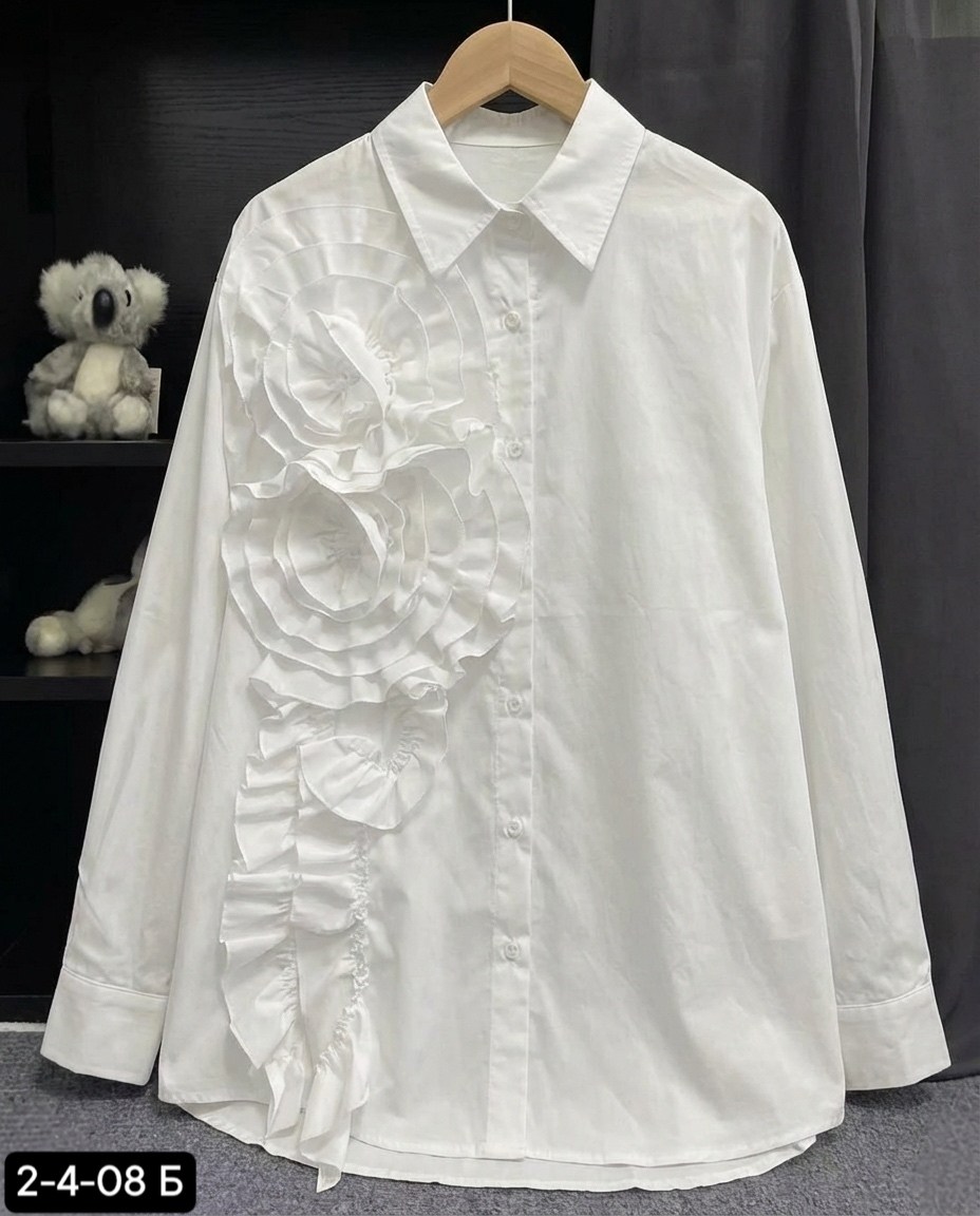 блузка с оборками,рубашка с рюшами,рубашка белая женская,женская рубашка,женская блузка