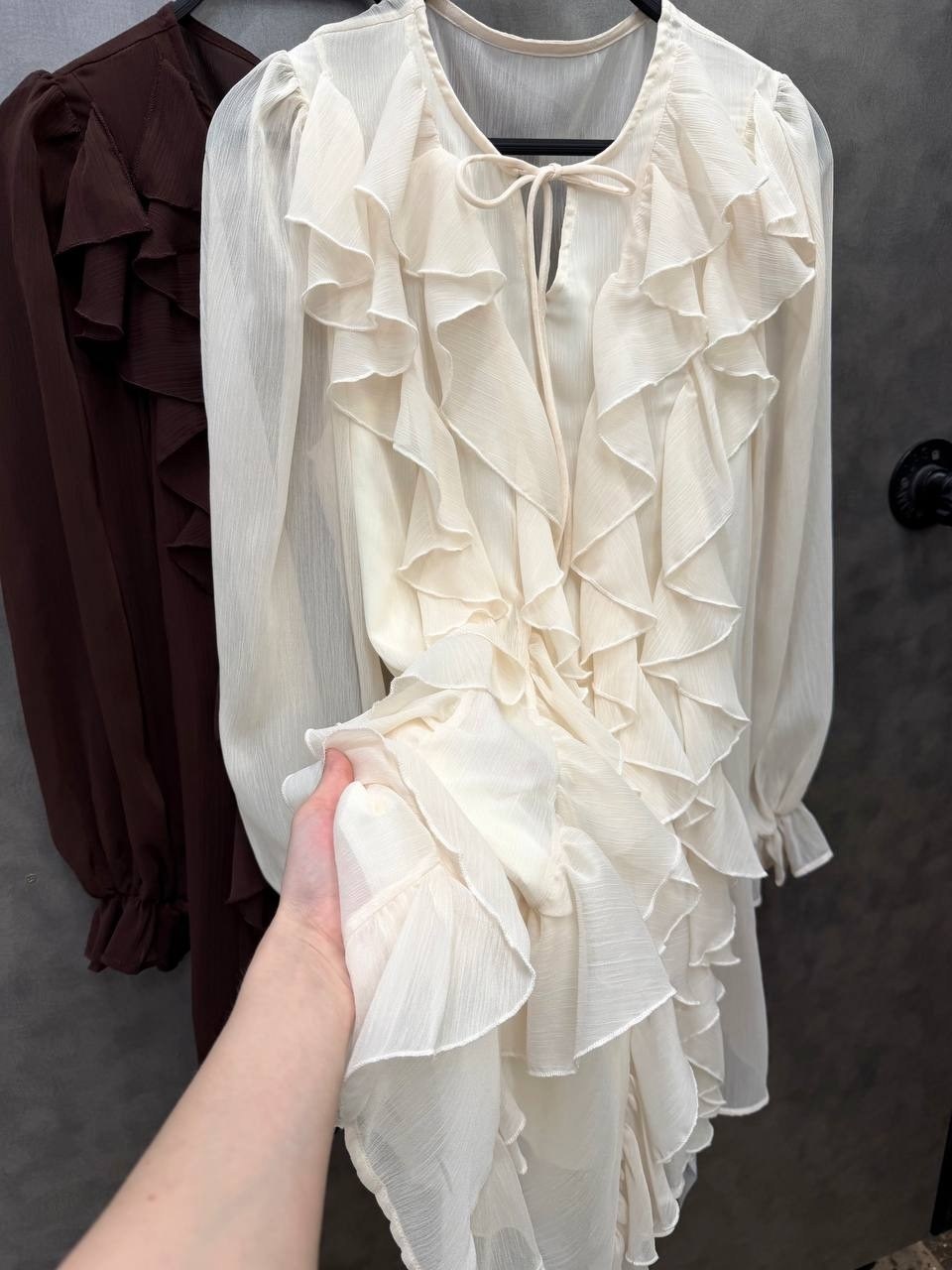 платье с рюшами,платье летнее с воланами birkin shop,платье с оборками,платье летнее с воланами,стильное платье