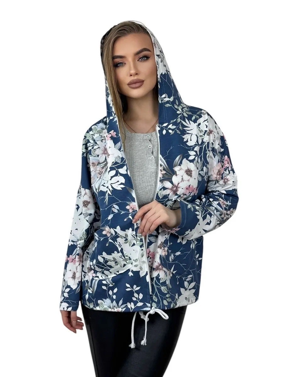 ветровка женская,ветровка с капюшоном удлиненная анна толи,женская кофта,ветровка,куртка женская