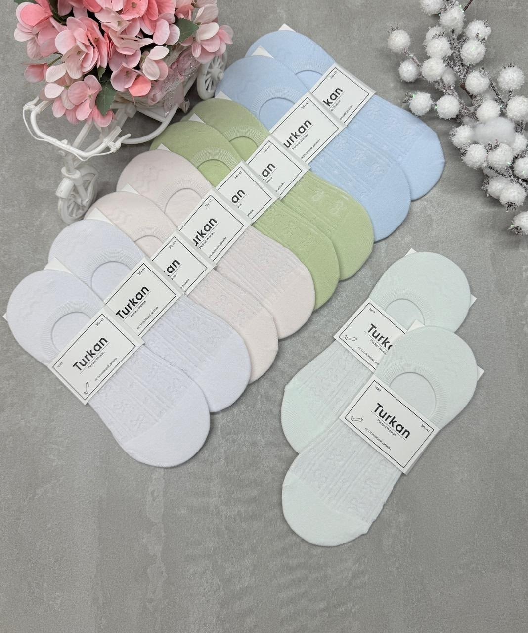 носки женские turkan,подследники женски,следки хлопковые,следки туркан женские,носки женские