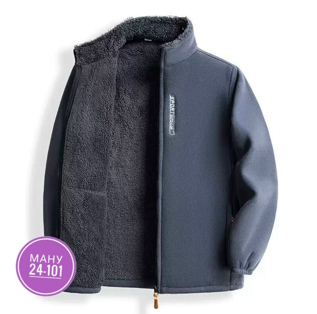 куртка из флиса,флисовая куртка,флисовая куртка мужская,куртка мужской черный пиджачный polar fleece,мужская теплая куртка