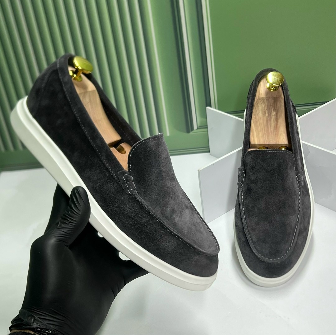 мужские замшевые лоферы loro piana summer walk grey,лоферы мужские loro piana,лоферы из натуральной замши loro piana,замшевые лоферы loro piana,лоферы loro piana