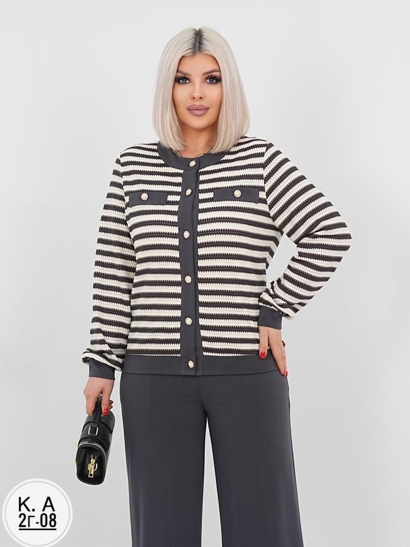 брючный костюм женский больших размеров final style,костюм двойка, оптом,костюм,жакет