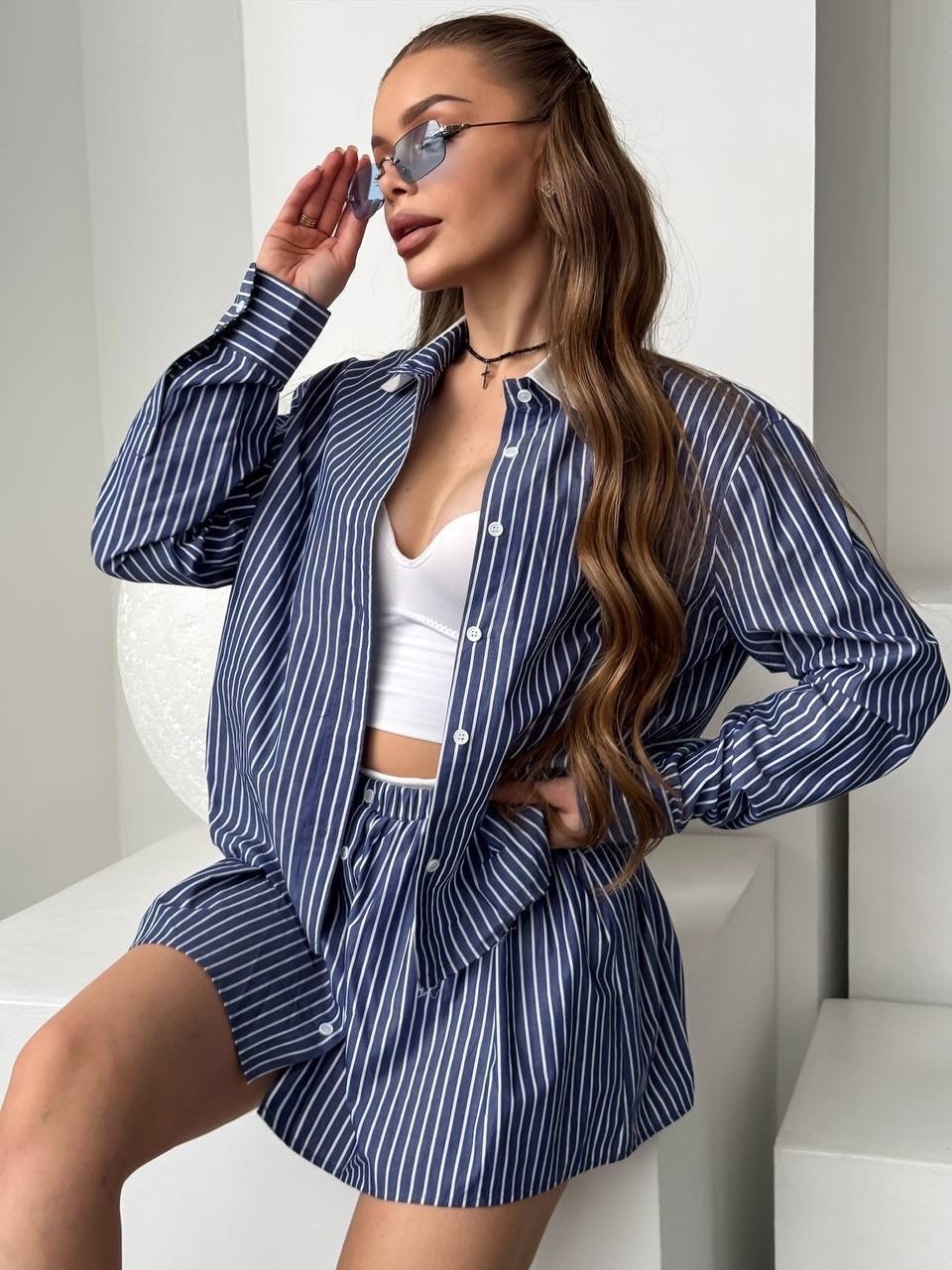 платье рубашка,платья в полоску,платья,платье рубашка с поясом