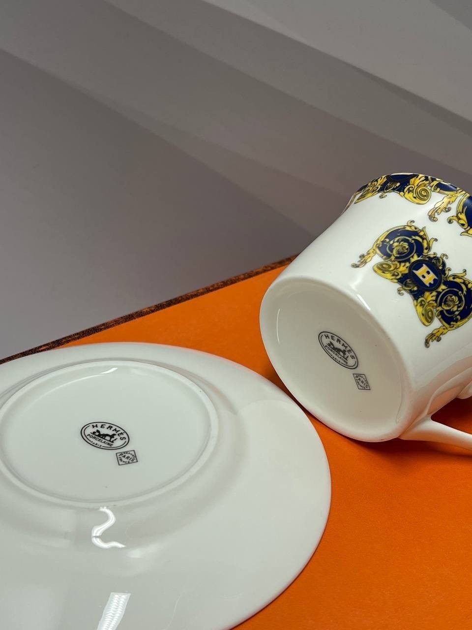 посуда hermes,чайная пара эрмес,чайный набор hermes,чашка кофейная hermes 200 мл,чайные наборы