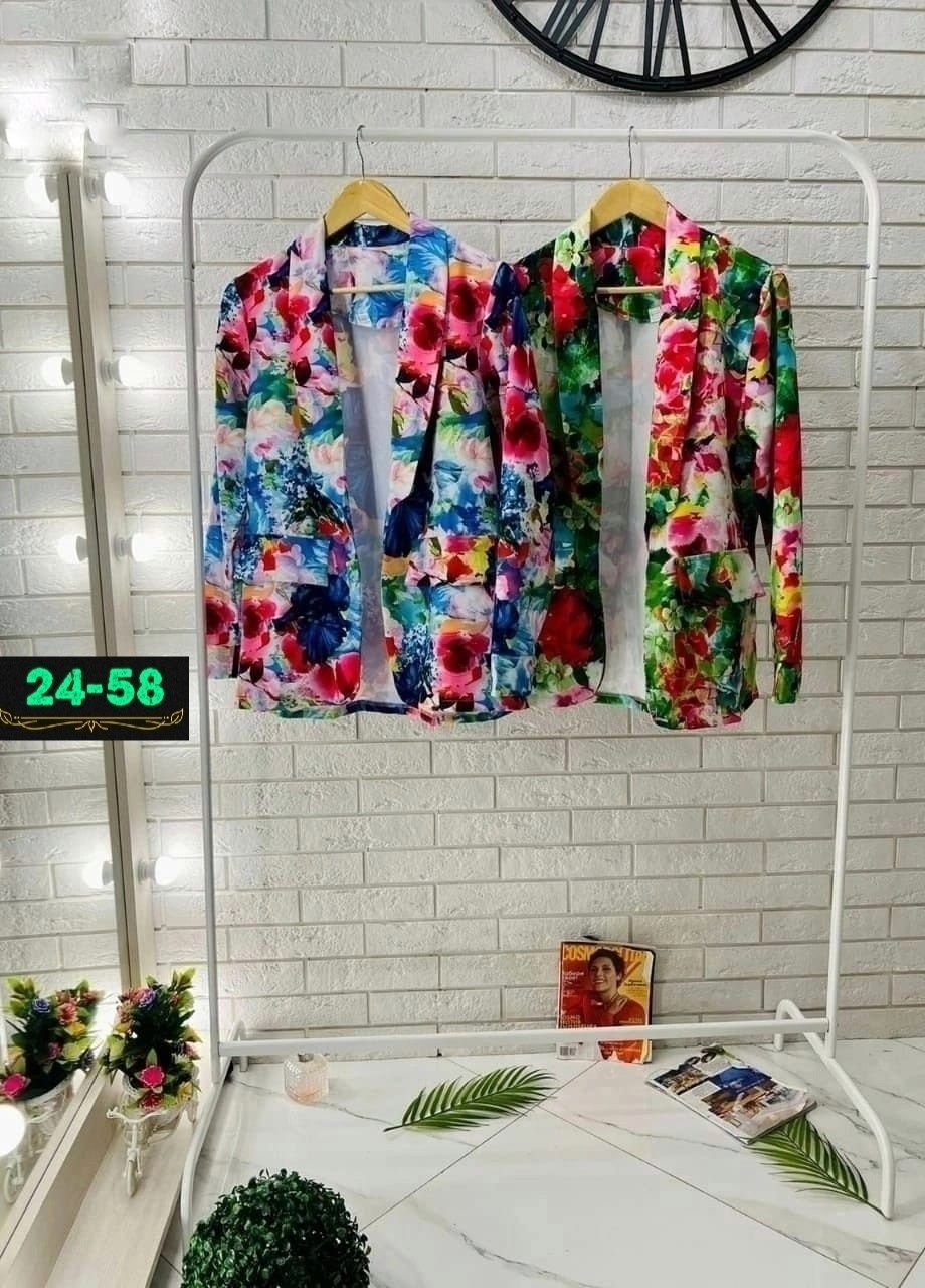 пиджак женский,пиджак женский ,цветной пиджак женский,жакет и пиджак,пиджак с цветочным принтом