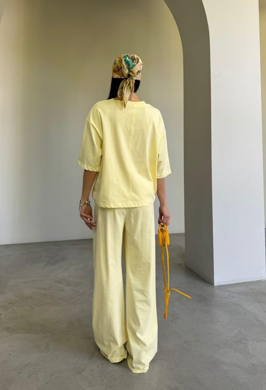 костюм с брюками,костюм желтый,трикотажные костюмы,повседневный костюм,спортивные костюмы женские