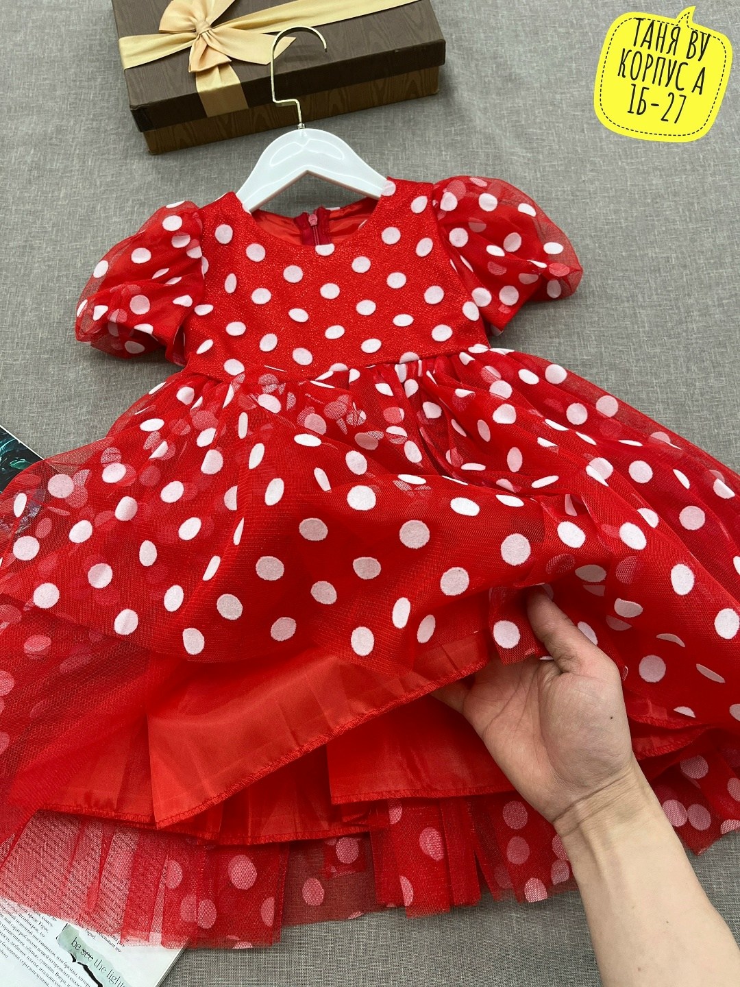 детское красное платье в белый горошек,детские платья в горох,платье красное в горошек для девочки,детское красное платье в горошек,детское платье в горох