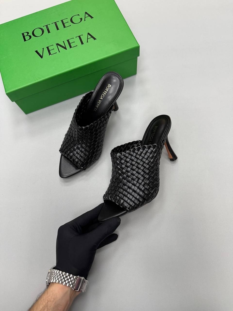 босоножки bottega veneta,тапочки боттега,кожаные мюли bottega veneta,,босоножки bottega