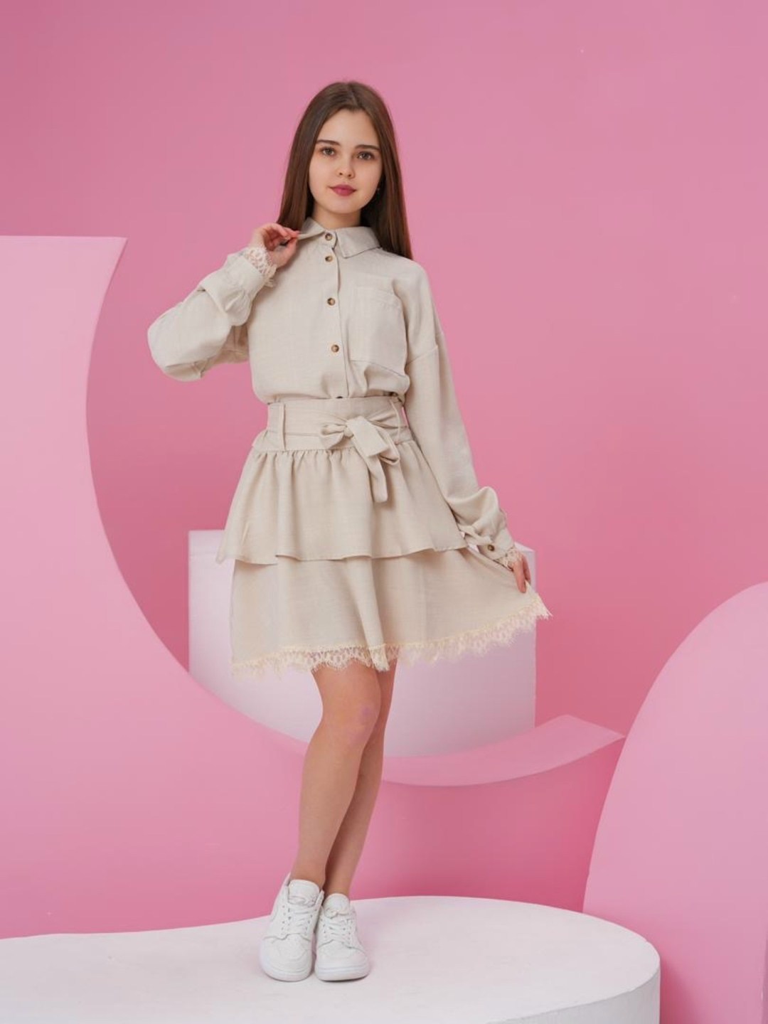 блузка школьная нарядная с воланами azalya,модная юбка,юбка для девочек,блузка подростковая,блузка для девочек