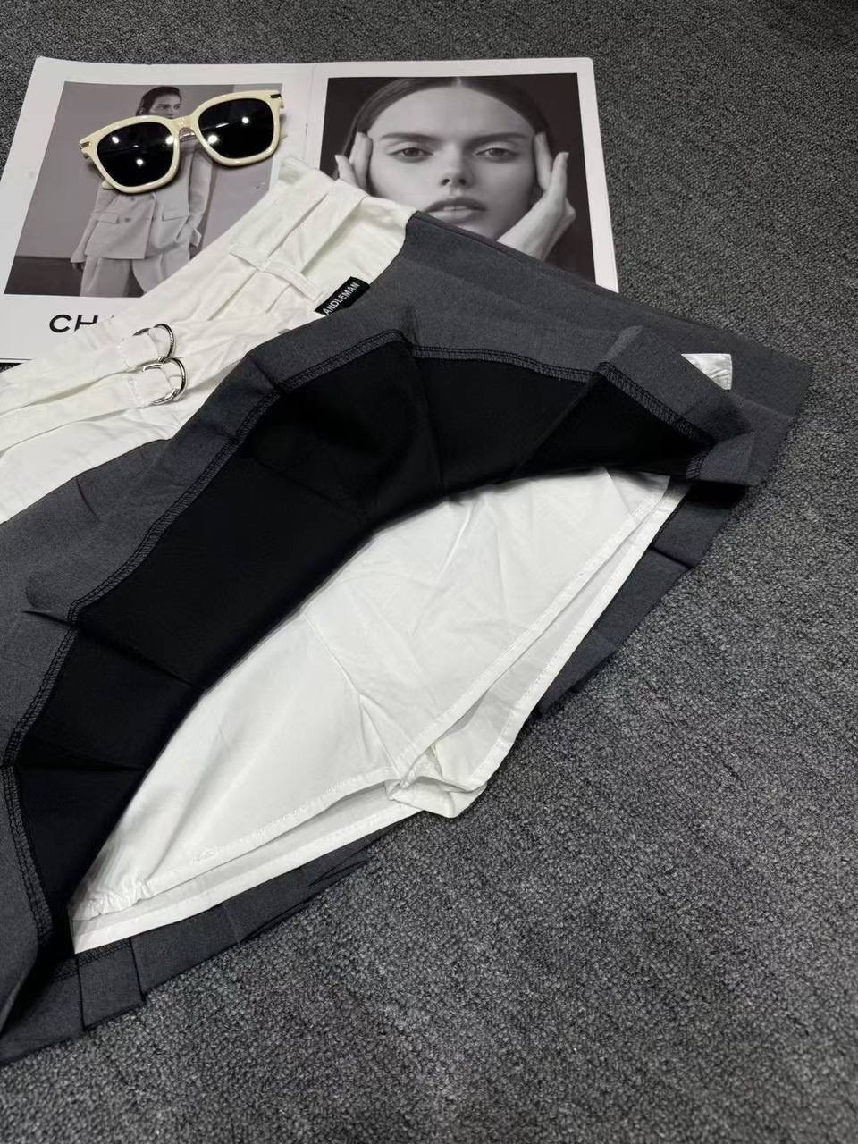 мини юбка шорты теннисная 12 seasons 251803386,юбки,мини теннисная юбка,юбка плиссе теннисная