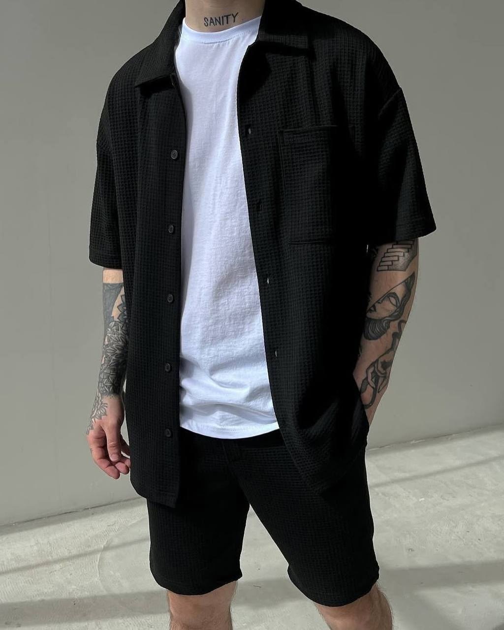 мужская рубашка,рубашка мужская с короткими рукавами,мужская мода,повседневная рубашка,стильная рубашка