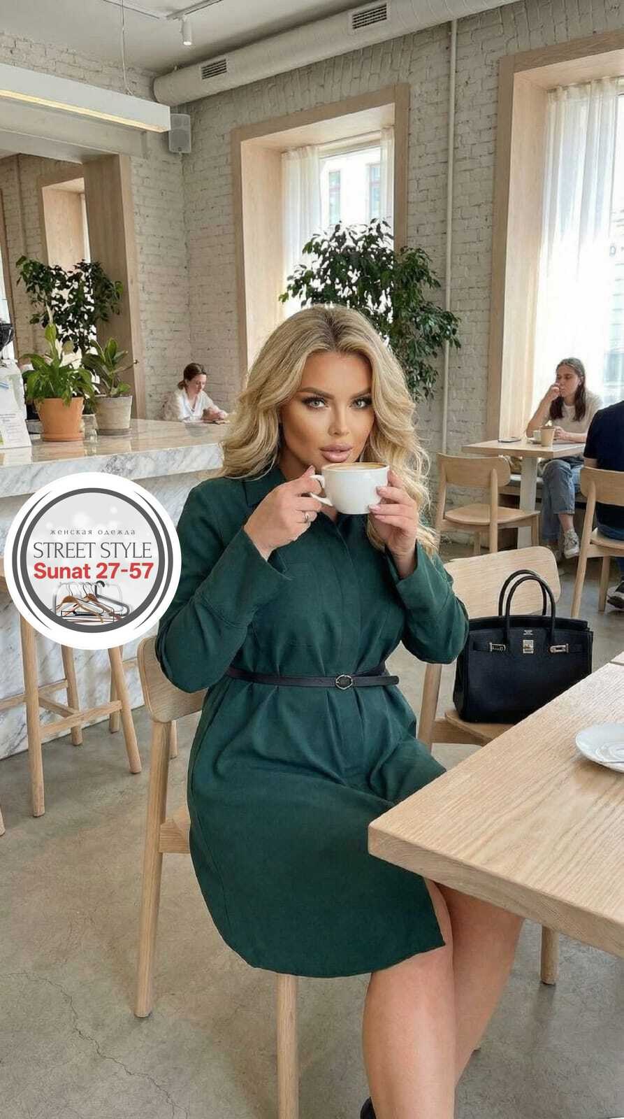 повседневные платья,женская платье,женское платье рубашка,платье женское зеленое,платье стильное