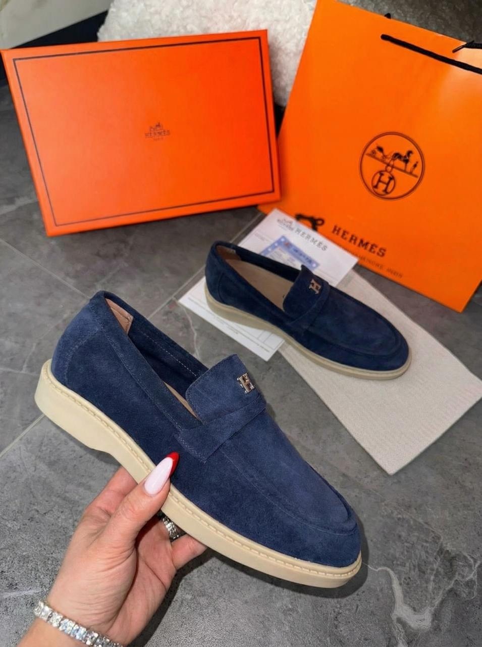 замшевые лоферы loro piana,замшевые лоферы loro piana open walk,лоферы замшевые,женские замшевые лоферы,синие замшевые лоферы loro piana open walk