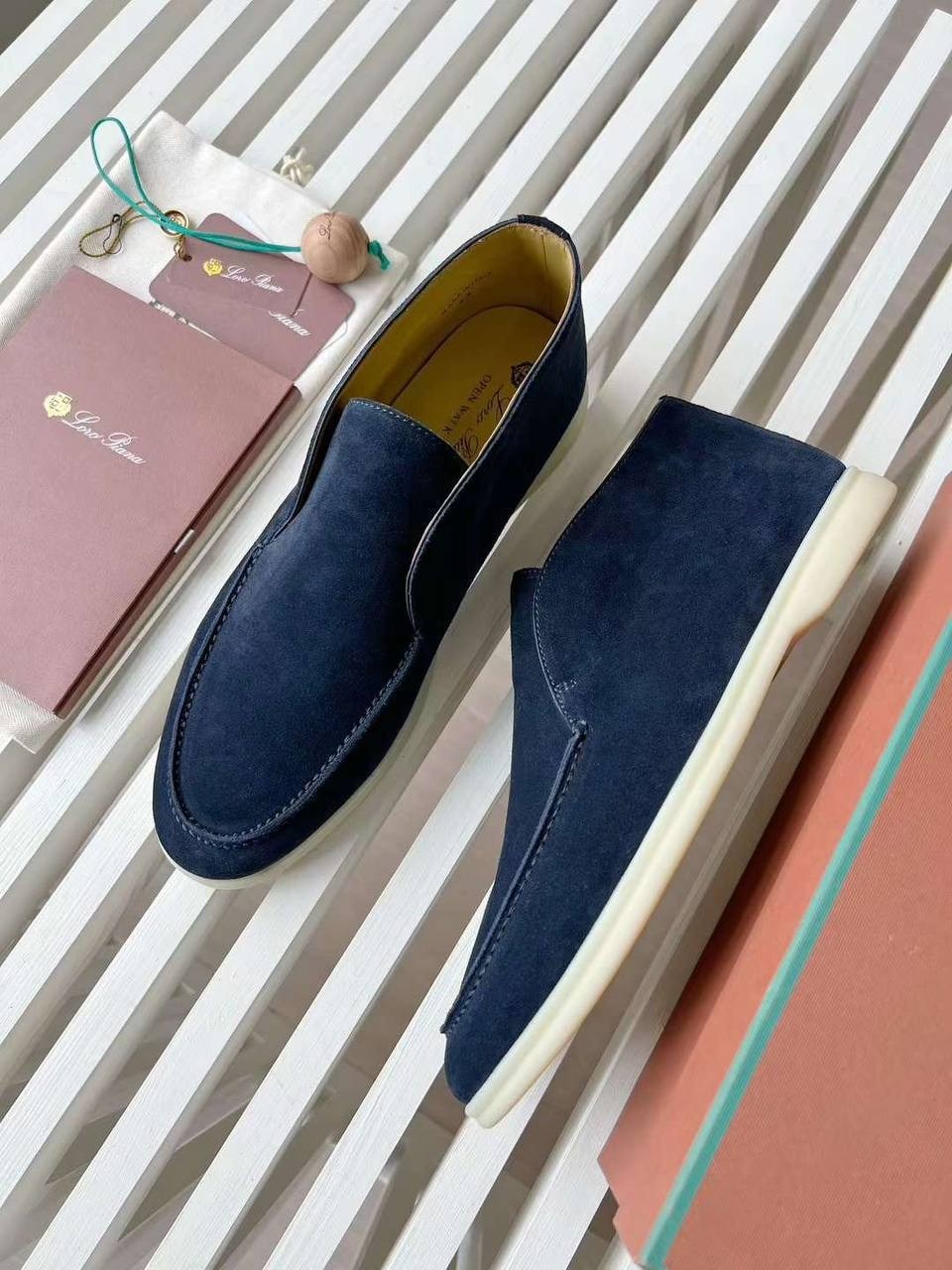 мужские лоферы loro piana,лоферы loro piana,лоферы мужские замшевые лоро пиано a100032 d.blue premium,лоферы мужские замшевые,замшевые лоферы loro piana