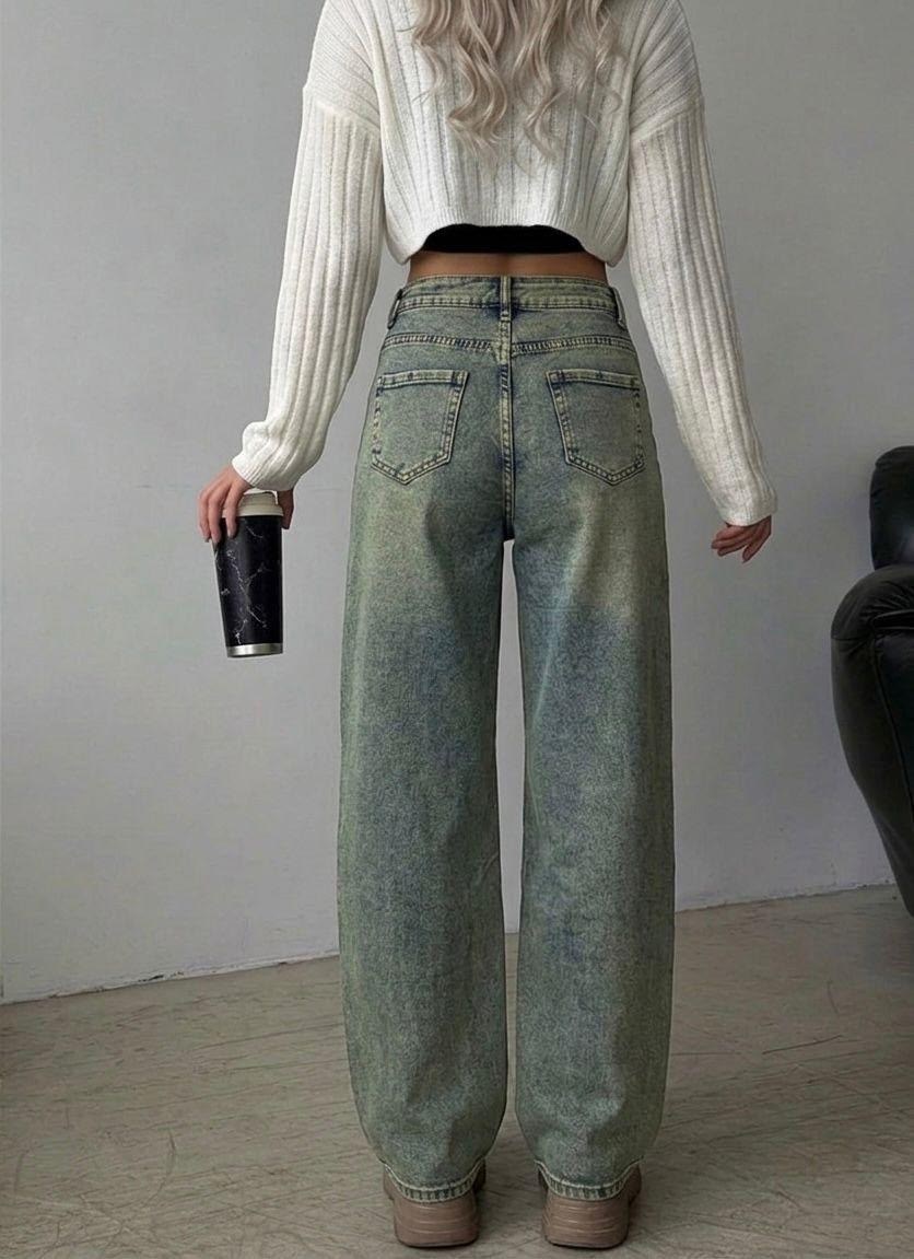 deeptown y2k мешковатые широкие джинсы,джинсы женские широкие,женские свободные джинсы y2k,широкие джинсы,джинсы в стиле 90-х с высокой талией