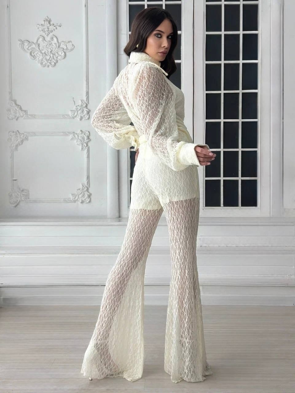 вязаные брюки,брюки женские,широкие брюки,расклешенные брюки,вязаные брючные комплекты для женщин 2026